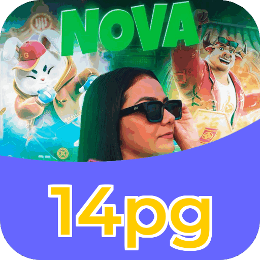 Plataforma 14pg mostrando interface moderna, jogos certificados e recursos de segurança licenciados